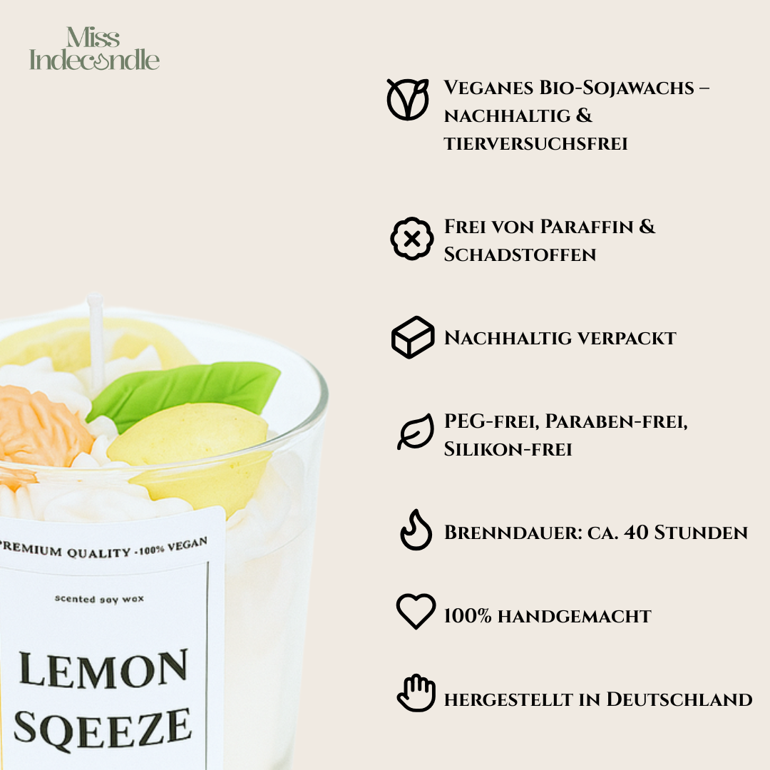 Sojawachskerze | Lemon Squeeze
