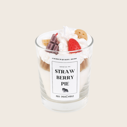 Sojawachskerze| Strawberry Pie