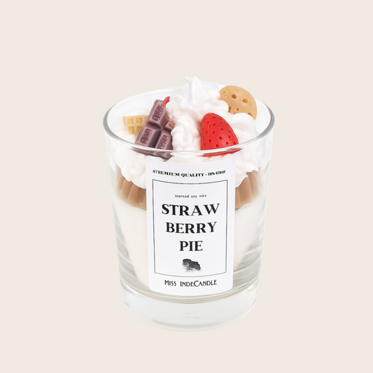 Sojawachskerze| Strawberry Pie