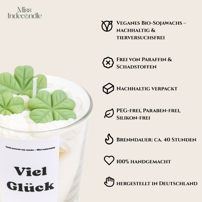 Sojawachskerze | Viel Glück