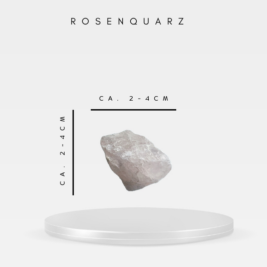 Heilsteine| Rosenquarz | Liebe und Selbstheilung | 2-4cm | Rohstein