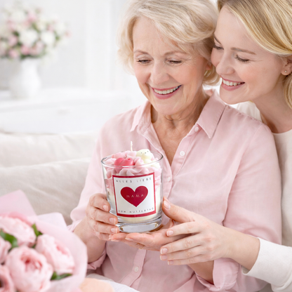 Alles Liebe zum Muttertag / Sojawachskerze