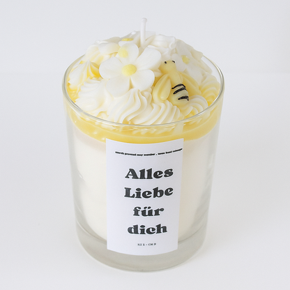 Sojawachskerze| Alles Liebe für dich