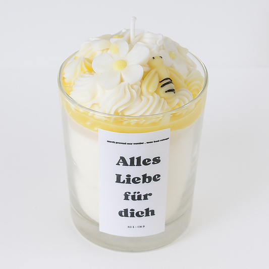 Sojawachskerze| Alles Liebe für dich