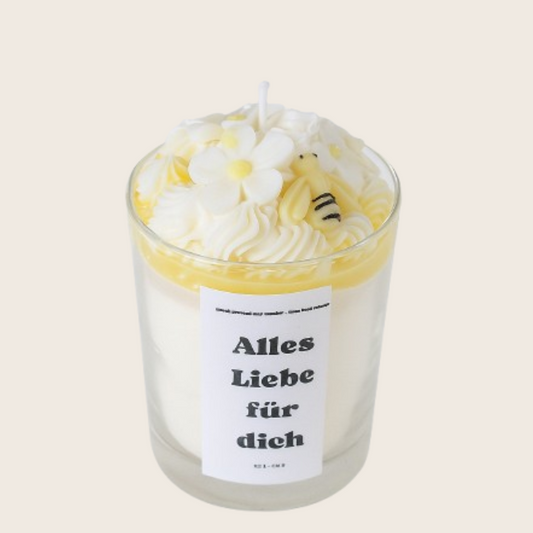 Sojawachskerze| Alles Liebe für dich