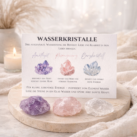Wasser Kristallset